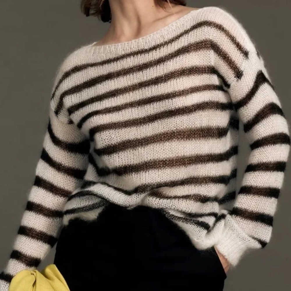 Maeve Sheer Pullover Sweater